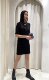 ເສື້ອຍືດແຂນຂາສັ້ນ T skirt widelia ສິບສາມສາຍ Korean boss lady ແບບດຽວກັນ slimming ຄຸນະພາບສູງ 7059