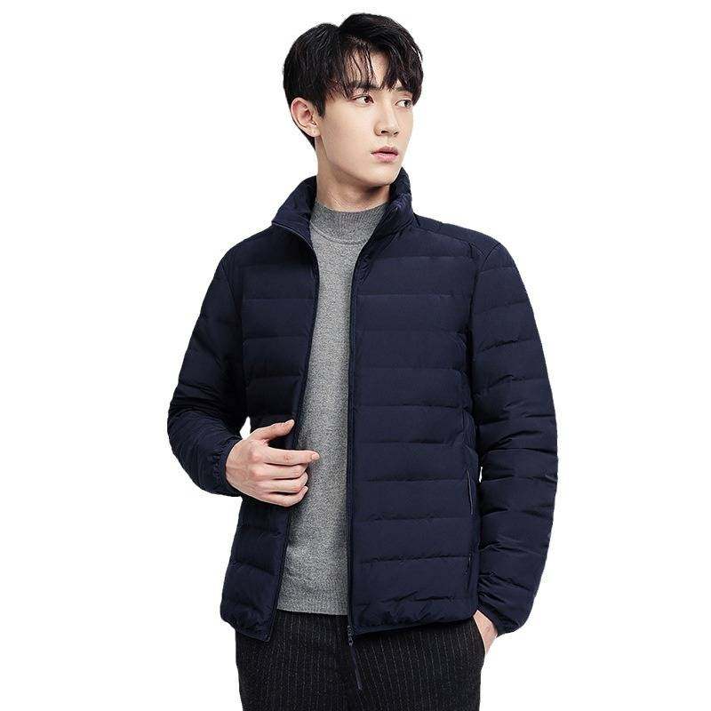 江苏特别特男装秋冬新款轻薄服短款时尚无缝立领白鸭绒保暖纯色简,淘宝优惠券,粉丝福利购,淘宝优惠卷