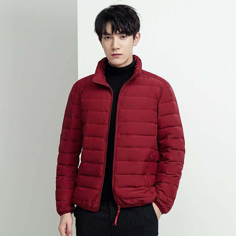 江苏特别特男装秋冬新款轻薄服短款时尚无缝立领白鸭绒保暖纯色简,淘宝优惠券,粉丝福利购,淘宝优惠卷