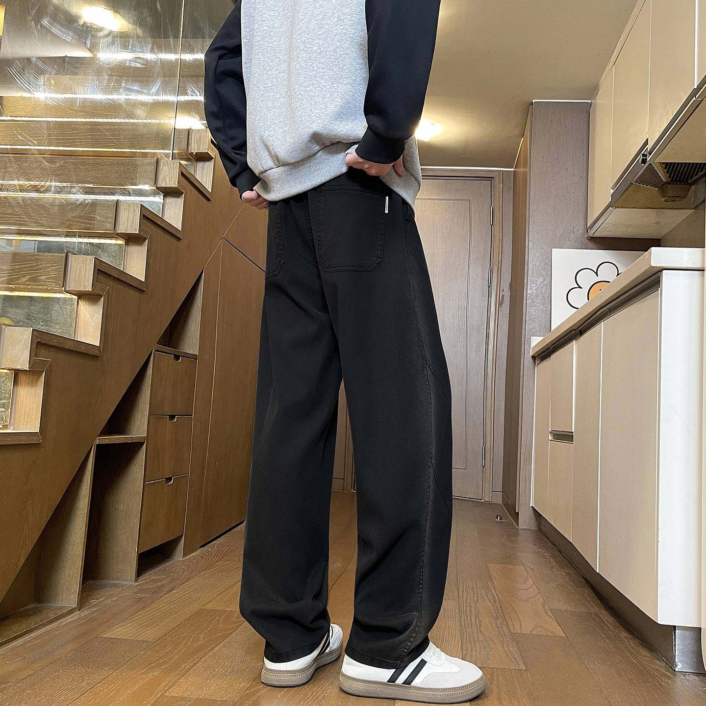 石狮市锦帅弘越服装有限公司裤子男春秋季新款休闲裤青少年宽松直,淘宝优惠券,粉丝福利购,淘宝优惠卷