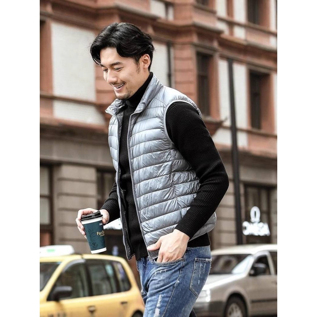 苏州东展羽绒服饰短款男士轻薄款背心男马甲冬保暖大码男韩版无袖,淘宝优惠券,粉丝福利购,淘宝优惠卷