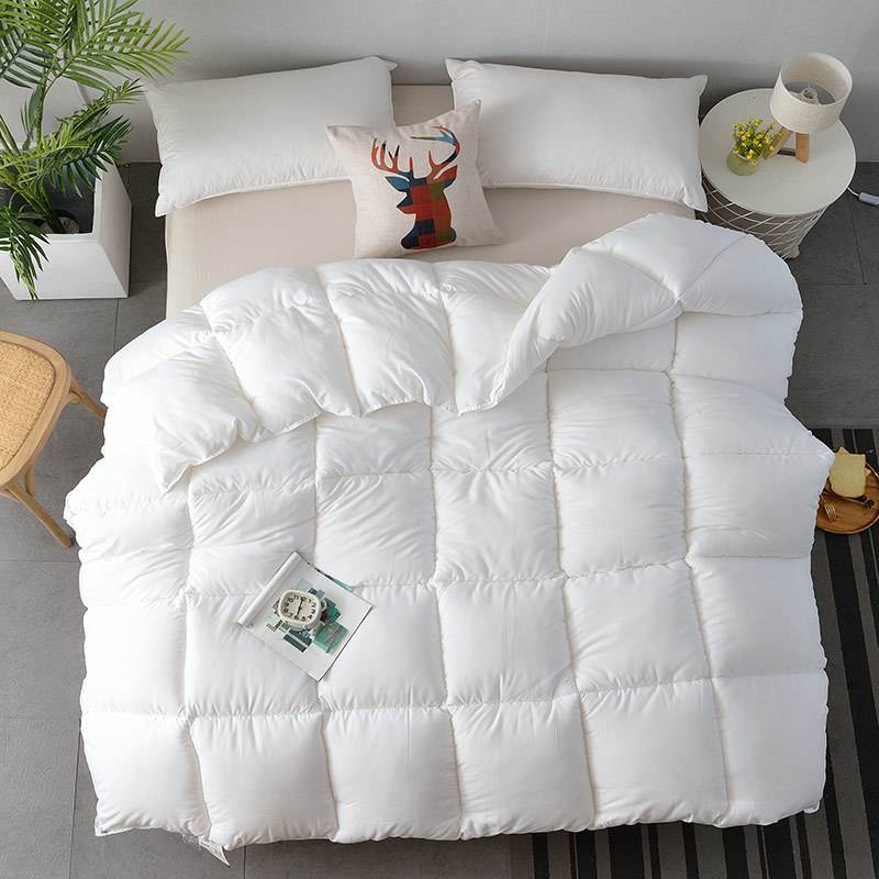 winter duvet quilted quilt king queen twin size comforter 被 - 图0