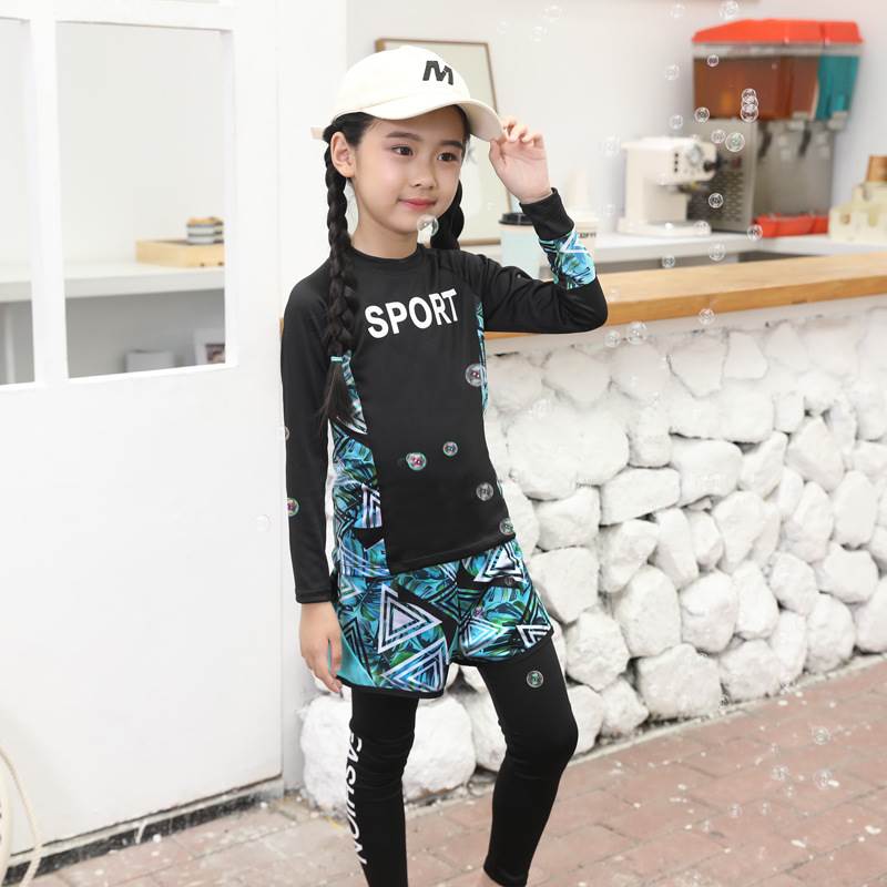 swimming suit for kids swimsuit swimwear children girl boy - 图0