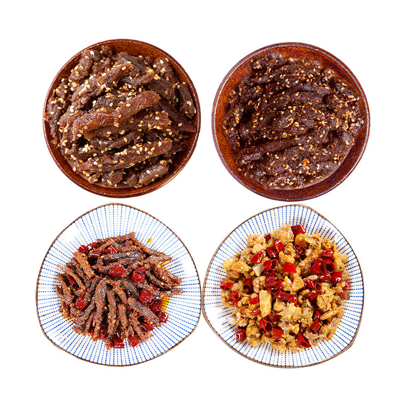 古蜀味道手撕冷吃兔肉类特产牛肉干 古蜀味道牛肉类