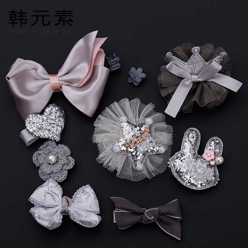 10件套儿童发夹网红发饰女童公主宝宝发卡小女孩套装新年可爱头饰,淘宝优惠券,粉丝福利购,淘宝优惠卷