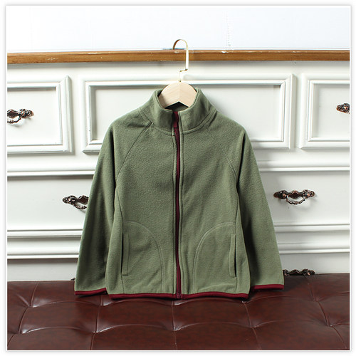 J642 童装 115-155码 欧美儿童摇粒绒拉链衫长袖外套男女童外贸 - 图2