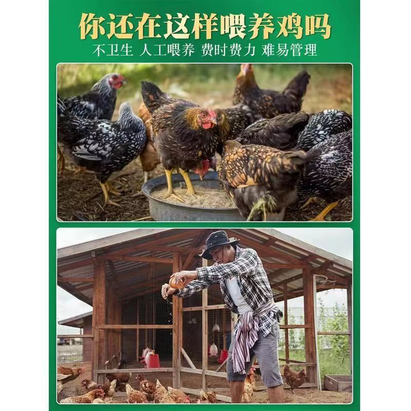 New pedal chicken trough feed trough new supplies feed trough feeding trough hen foot-operated pedal special trough