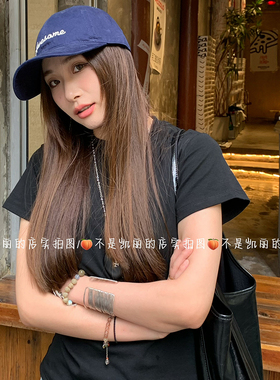 强推！ju显白的美式字母棒球帽