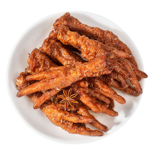 来伊份虎皮凤爪500g多口味休闲零食酥皮鸡爪脚熟即食卤味小吃包装 - 图3