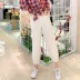 Quần harem thời trang nhẹ nữ thu đông 2019 mới quần dài 9 điểm eo cao phiên bản Hàn Quốc của quần lửng bó chân - Quần Harem quần nữ Quần Harem