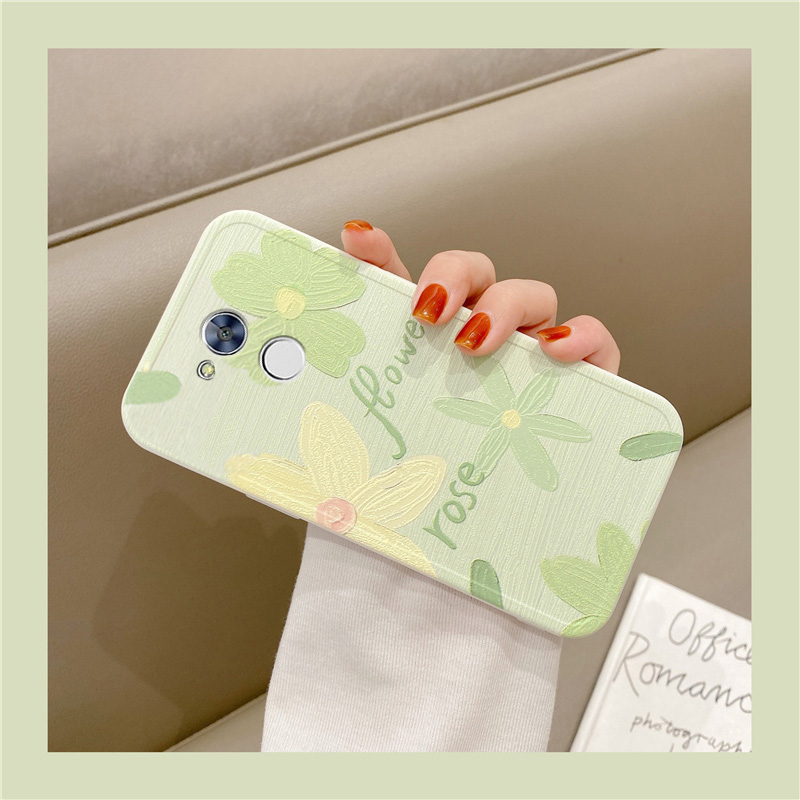 华为荣耀6A手机壳闺蜜小花油画可爱创意全包潮牌仙女清新DLI-AL10 - 图1