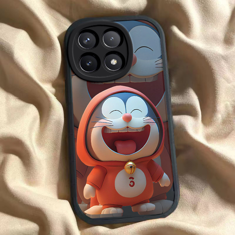 红米k70/k70e/k70pro手机壳硅胶新款高档k70/k70e/k70pro卡通可爱全包套保护套软哆啦A梦