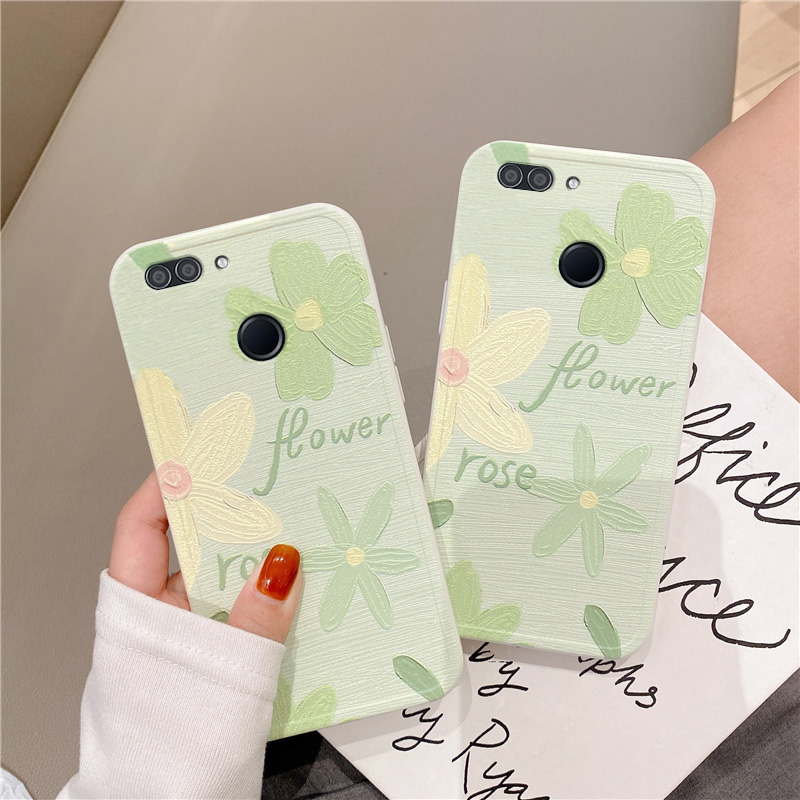华为Nova2Plus手机壳2闺蜜小花BAC-AL00油画PIC可爱创意全包潮牌 - 图2