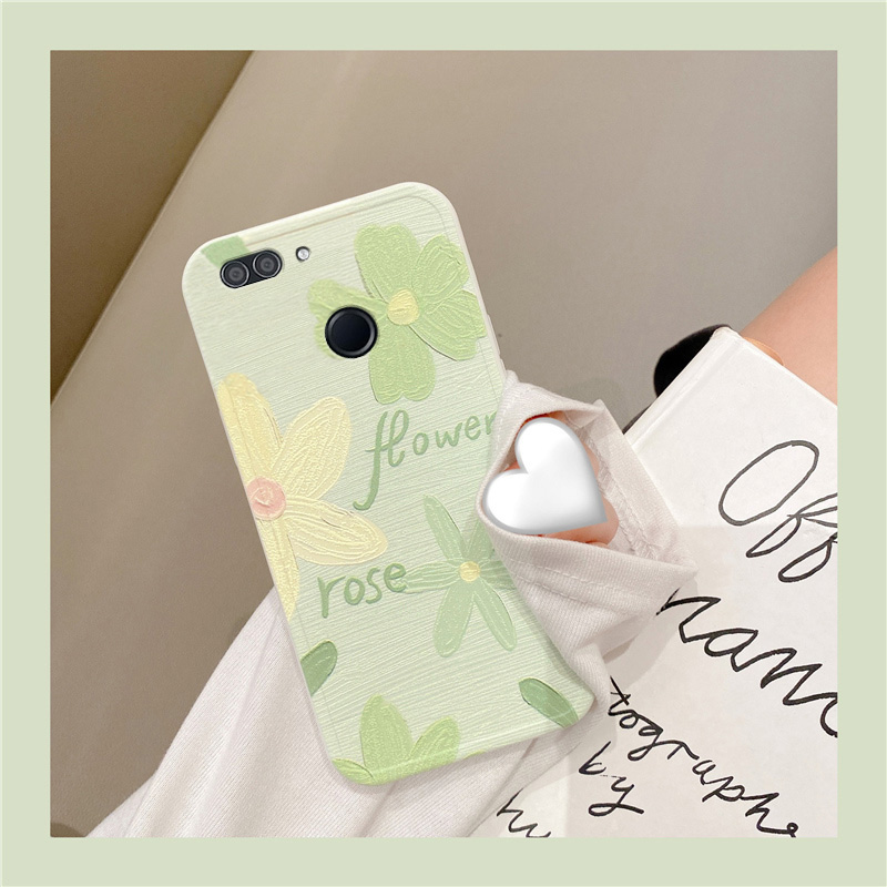 华为Nova2Plus手机壳2闺蜜小花BAC-AL00油画PIC可爱创意全包潮牌 - 图0