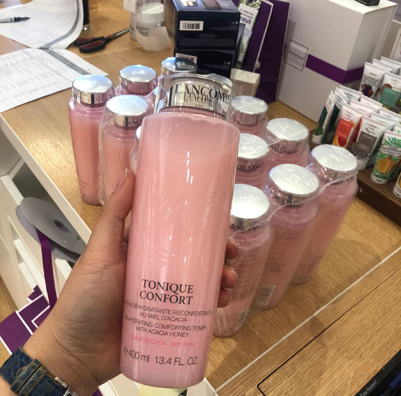 现货兰蔻 LANCOME大粉水400ml玫瑰精华水清滢柔肤水滋润舒缓保湿-图0