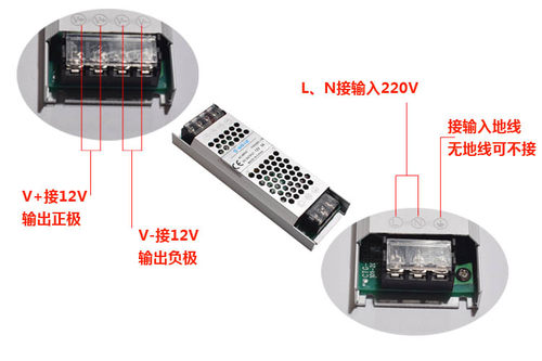 12v24开关电源长薄款长条型灯条拉布灯箱led灯带变压器小体积货架 - 图0