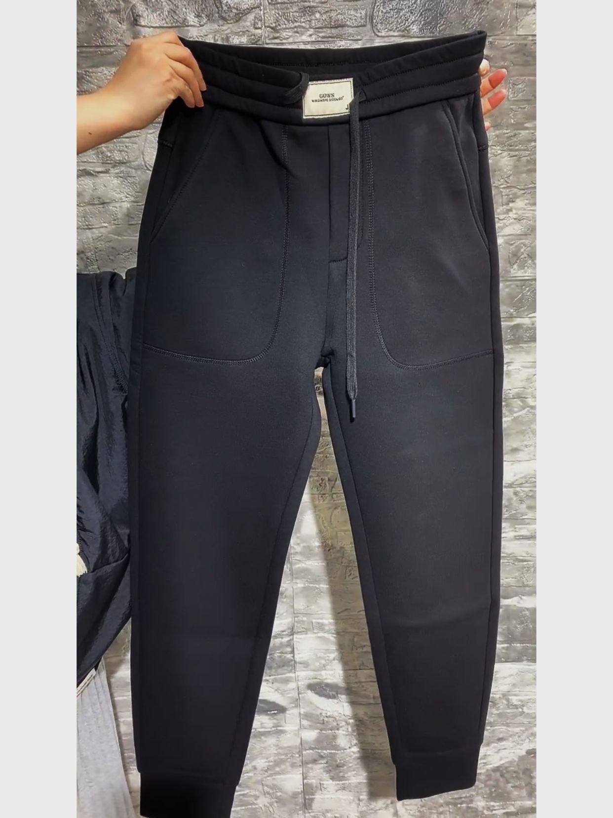 春秋季针织棉加厚运动裤卫裤休闲裤男士灰色弹力百搭青年小脚裤潮,淘宝优惠券,粉丝福利购,淘宝优惠卷