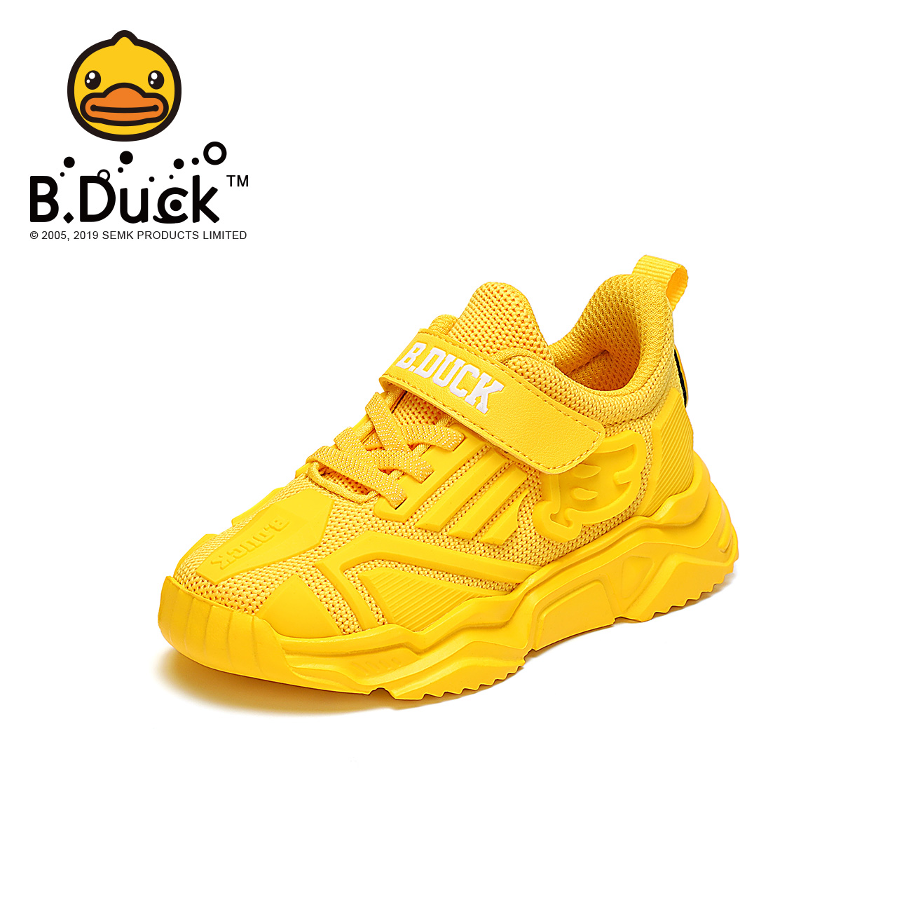 B.Duck小黄鸭童鞋男童运动鞋春秋新款儿童鞋软底防滑休闲鞋潮