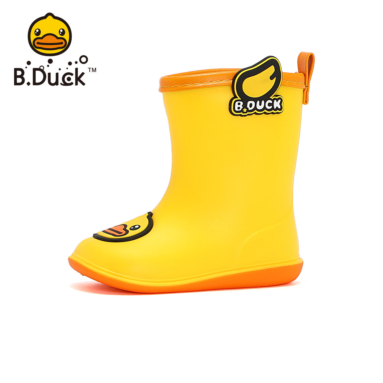 B.Duck小黄鸭童鞋儿童雨鞋防滑防水雨靴男女童宝宝水鞋小学生时尚,淘宝优惠券,粉丝福利购,淘宝优惠卷