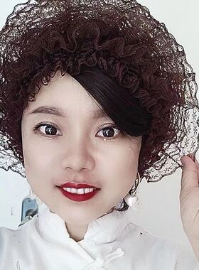 户外孔雀帽包头帽女蓬松优雅四季