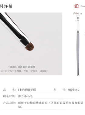惊鸿487门牙形细节刷琴制