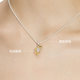 Special flocked bear pearl necklace