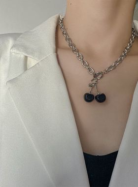 项链土酷蹦迪必戴樱桃inschoke