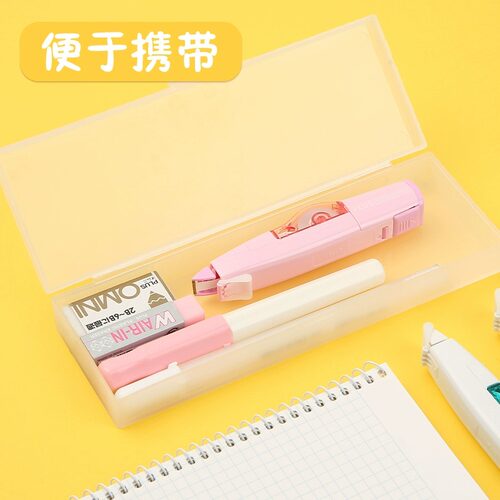 日本plus普乐士修正带大容量替芯女生高颜值限定涂改带学生用隐形多功能改正带可替换芯进口文具初中生修改带 - 图3