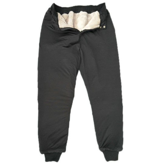 Shearling fur all-in-one cotton pants sheepskin plus velvet thickening