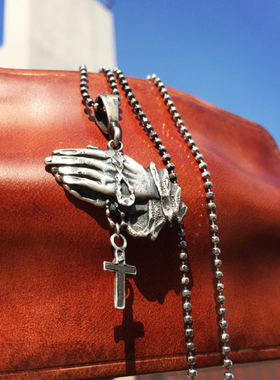 欧洲925银十字链男女吊坠