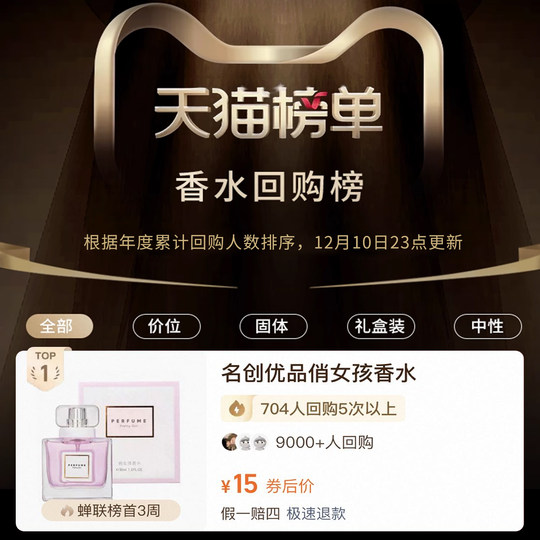 Miniso Pretty Girl Perfume Ladies MINISO