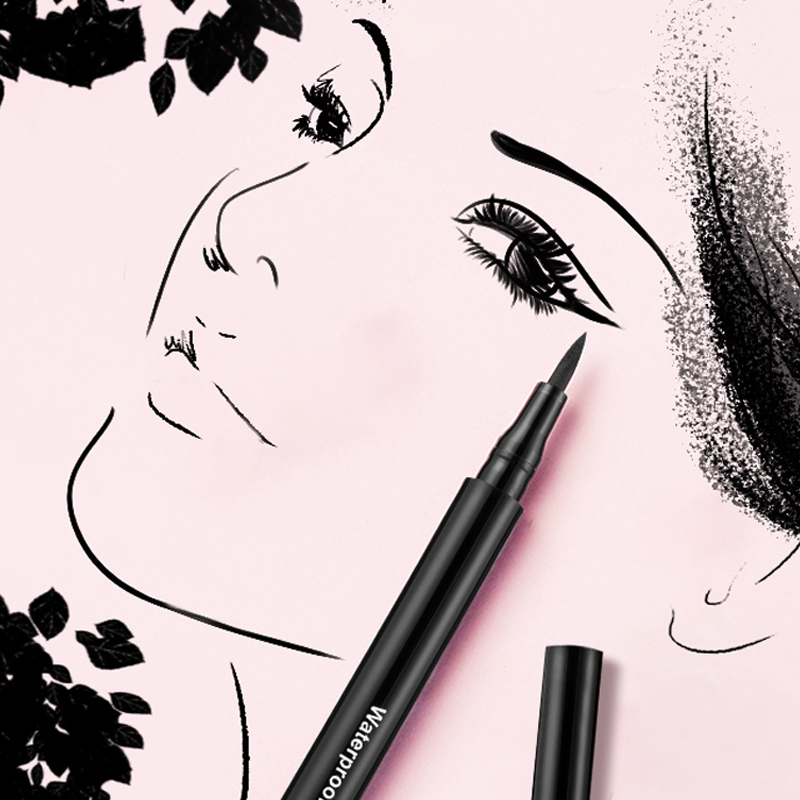 miniso名创优品旗舰店MINISO/名创优品大美目精准防水眼线液笔 防汗不脱色持久不晕染2