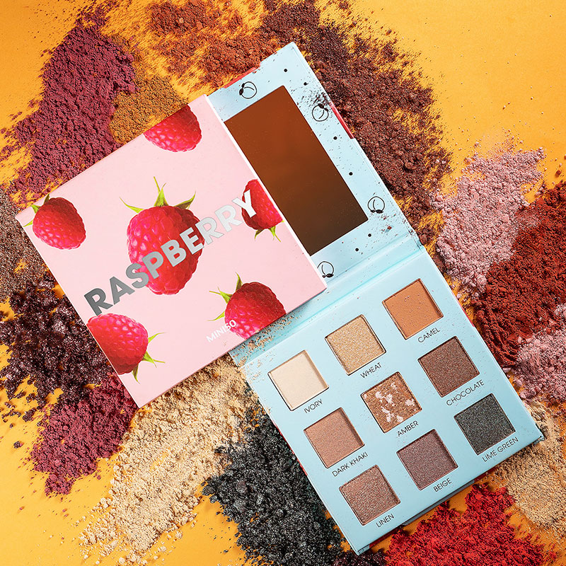 miniso名创优品旗舰店MINISO/名创优品自由果子九色眼影盘 ins超火平价学生网红款彩妆3