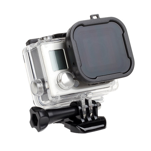 gopro滤镜 hero4 3+滤镜 gopro4红色潜水滤镜Gopro4潜水滤镜-图1