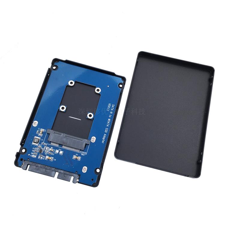 MINI PCI-E MSATA 转 SATA3 2.5寸串口转接盒SSD固态硬盘盒铝合金 - 图3