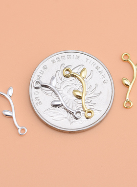 diy橄榄枝镀金串珠手链饰品配件