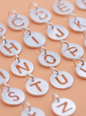 diy吊坠串珠手链纯银首饰