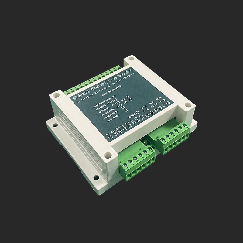 4路编码器信号采集转rs485串口modbus rtu增量式差分光磁栅尺模块