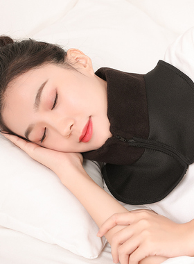 日本自发热颈椎防寒睡觉护脖子
