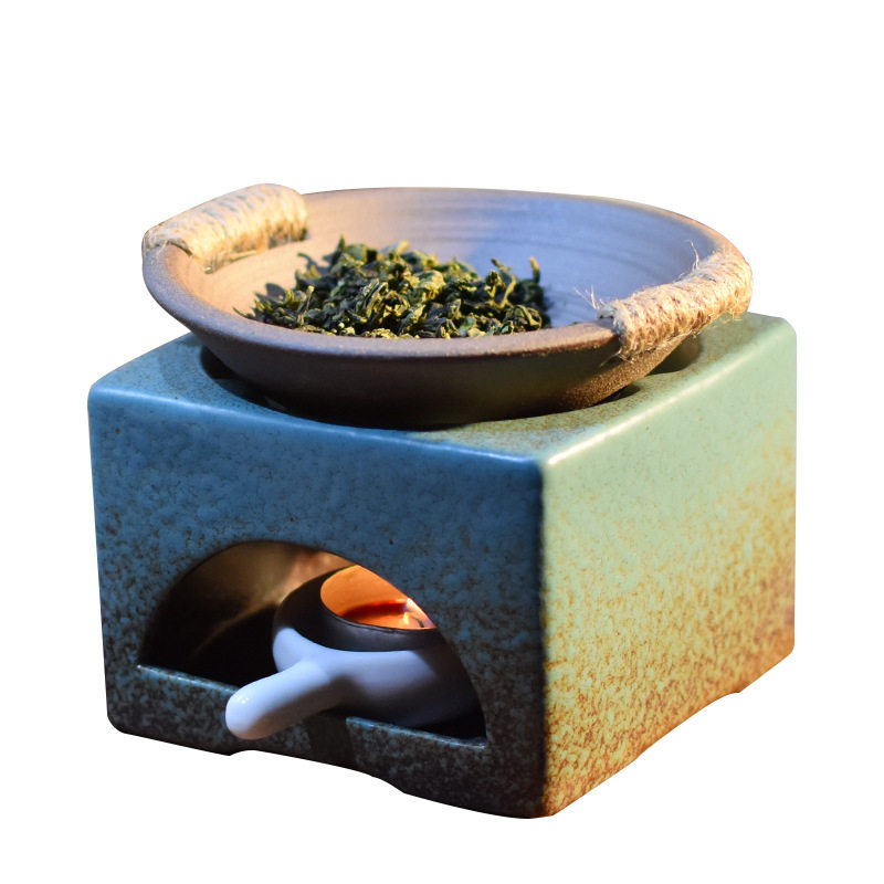 Japanese stoneware candle tea baking oven retro tea baking oven