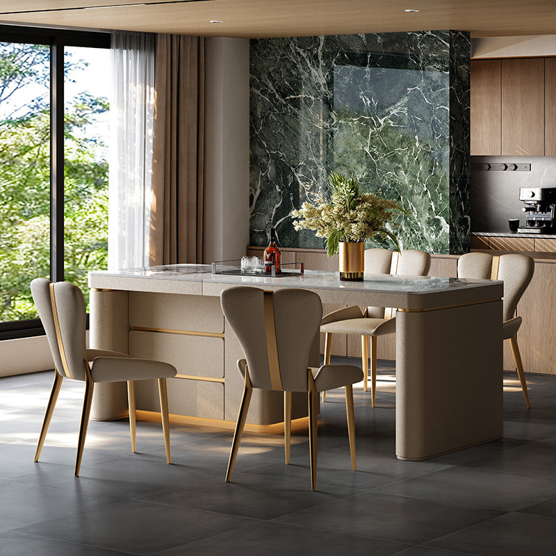 Mobeier 伸缩岛台餐桌一体电动升降齐平岛台小户型高级感家用吧台,淘宝优惠券,粉丝福利购,淘宝优惠卷