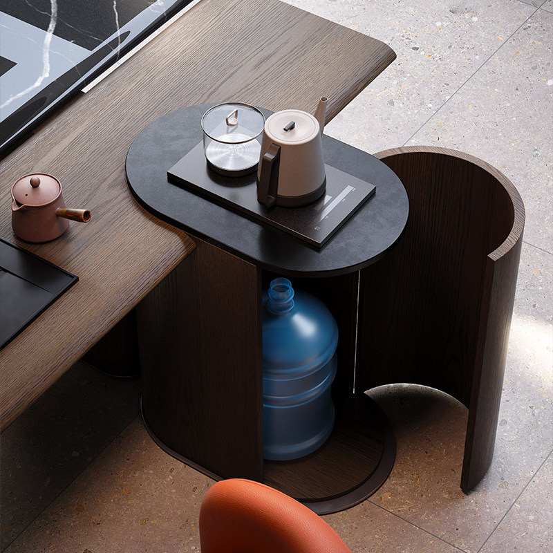 Mobeier 品茗茶台 宋代美学茶桌天然大理石轻奢高端实木茶桌组合,淘宝优惠券,粉丝福利购,淘宝优惠卷