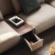 Leather Sofa Modern Light Luxury Home Chaise Sofa