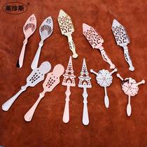 Stainless steel Classical hollowed-out bitter Espoons Bitter Spoon Bar Tool Spoon Drain Spoon Wine Spoon Spoon Foreign Wine Wine