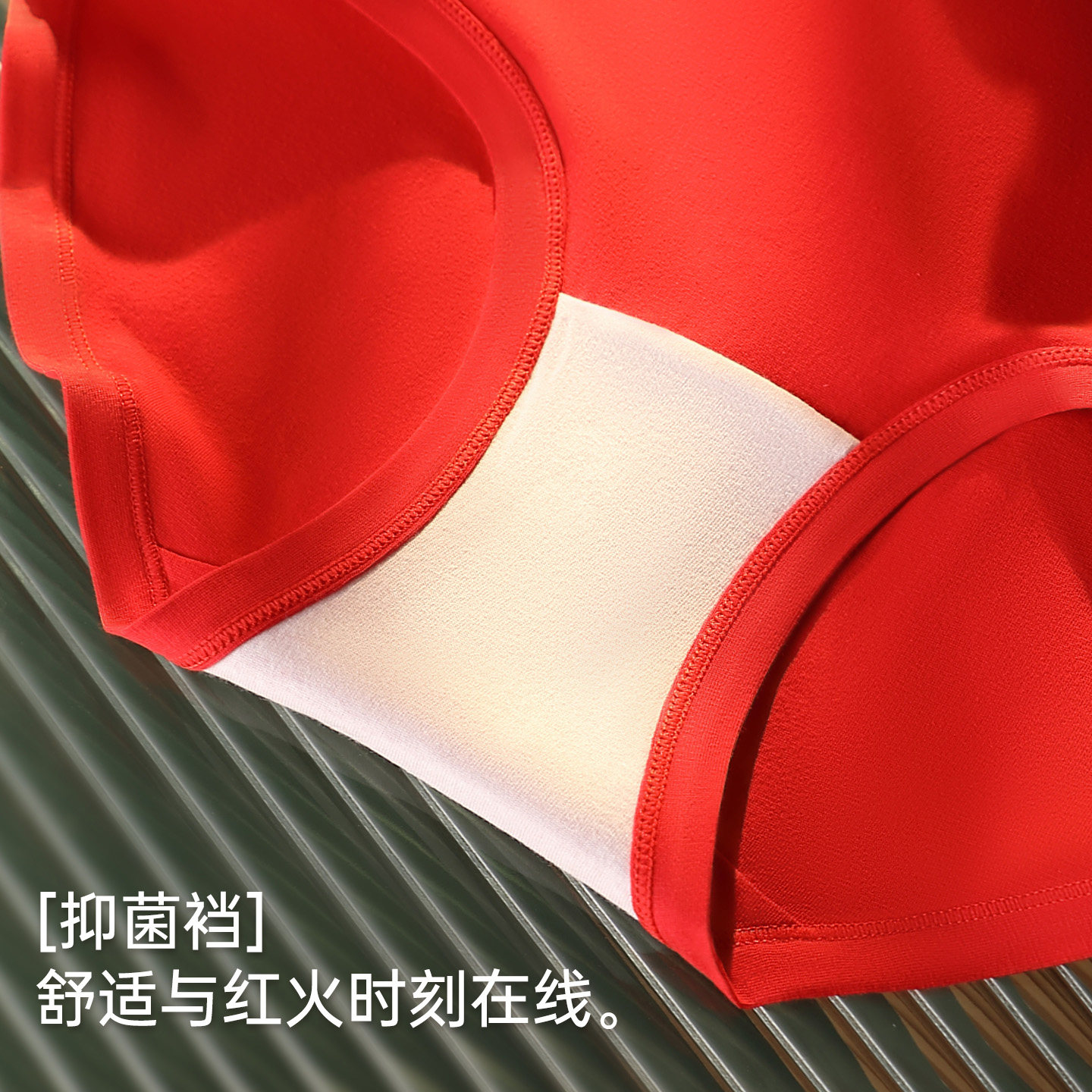 健丹鸟内裤女士红色本命年马年结婚纯棉抗菌加长裆高腰收腹三角裤,淘宝优惠券,粉丝福利购,淘宝优惠卷