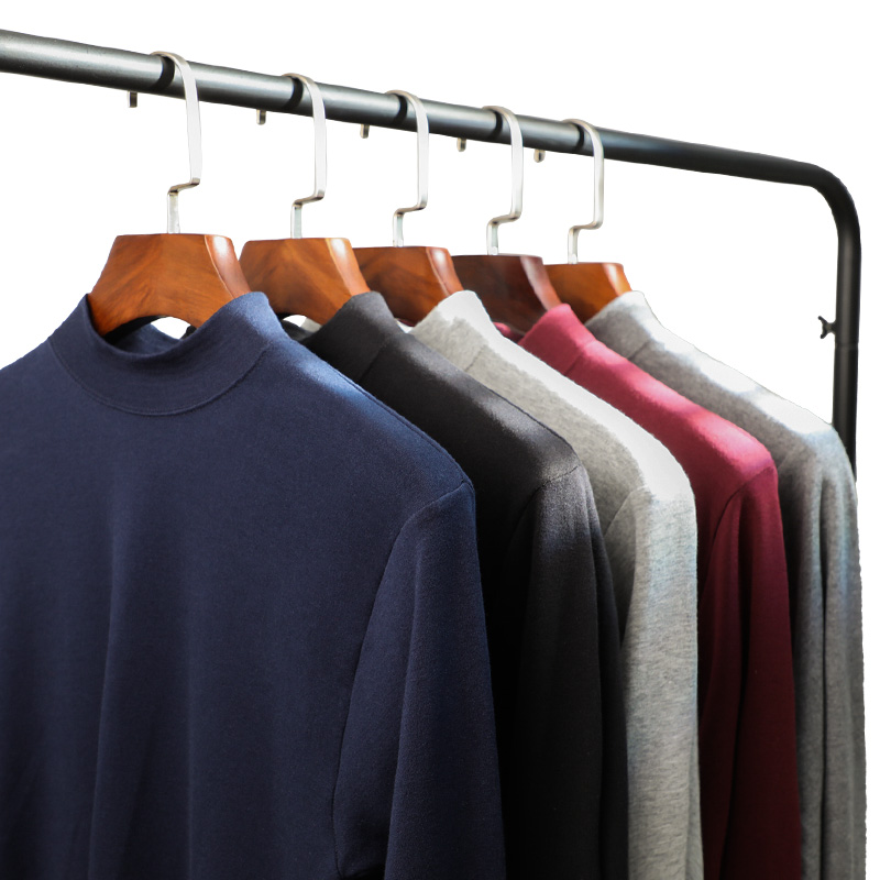 南极人纯棉抗菌中高领男士秋衣裤 南极人壮烨保暖上装