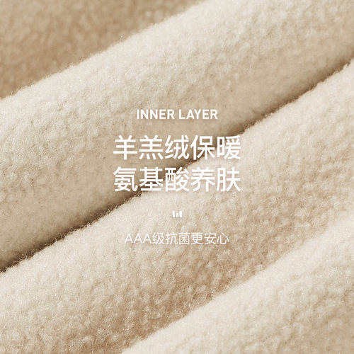 健丹鸟羊羔绒男女士无痕加绒中厚秋衣秋裤打底内穿保暖内衣套装冬 - 图0