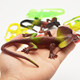 Simulated animal scary soft rubber spider lizard