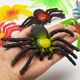 Simulated animal scary soft rubber spider lizard