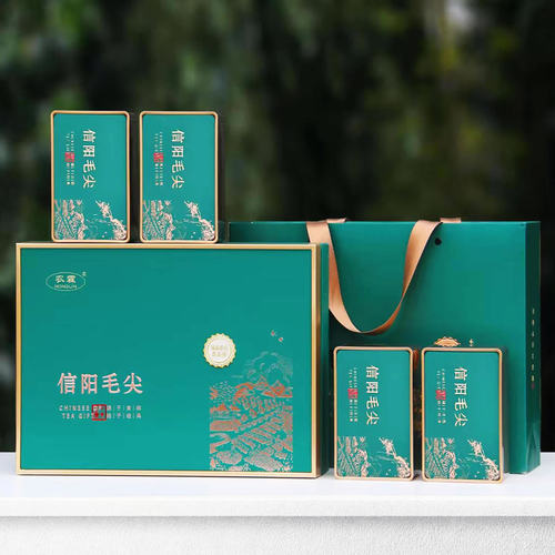 农霖信阳毛尖2026新茶雨前特级嫩芽茶叶绿茶礼盒装浓香型春茶500g - 图3